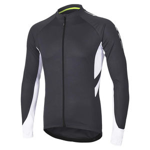 Maillot de cyclisme pour homme avec logo personnalisé, manches courtes, coupe professionnelle, avec poches arrière et impression intégrale par sublimation - Product Image 1