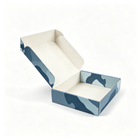 Boîte d'expédition en carton ondulé recyclé pour impression numérique, boîte à courrier en kraft avec estampage à chaud doré pour chaussures et vêtements