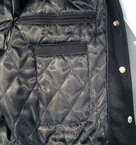 Chaqueta universitaria de satén para hombre de talla grande personalizada transpirable con logotipo bordado chaqueta de invierno de nuevo estilo al por mayor - Product Image 5