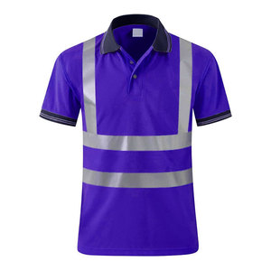 Polo de Seguridad Industrial Unisex de Alta Visibilidad, Fluorescente, Térmico, Ajustado, de Poliéster - Product Image 4