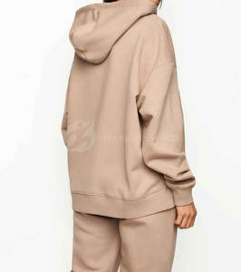 Winter Streetwear Fitness Running <b>Women's</b> Workout Two Piece Suits 100% Cotton Light <b>Weight</b> Breathable Eco-Friendly Tracksuit <b>Set</b> - Product Image 2