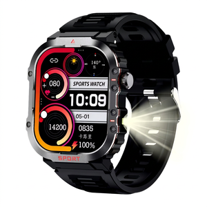 Montre connectée Lemfo G45 2.01 pouces, moniteur de fréquence cardiaque Ip67, pour les sports de plein air, hommes et femmes, moniteur d'activité physique à écran tactile - Product Image 1