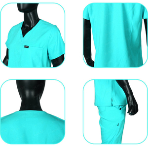 ชุดพยาบาลชุดแผงถักคอวีสำหรับผู้หญิง - Product Image 4