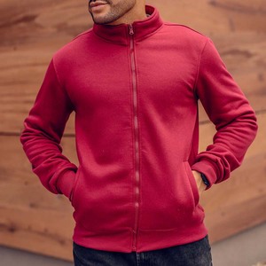 Winterwear Custom Slim Fit Zip Fleece Pullover Sudadera con capucha para hombre - Product Image 5