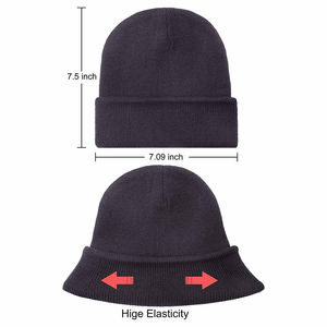 Gorros de Invierno Personalizados de la Mejor Calidad en Color Negro, los Más Vendidos, Ropa Urbana para Niños y Niñas, en Oferta - Product Image 6