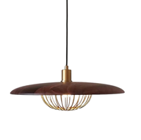 Lampe à suspension en métal Suspension industrielle en cuivre fini Luminaire suspendu Décor de ferme Utilisation de la suspension pour restaurants et hôtels