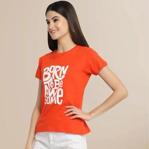 Camisetas de mujer de gran tamaño de nuevo diseño con cuello redondo camisetas de mujer transpirables de manga corta de alta calidad para ropa de verano - Product Image 4