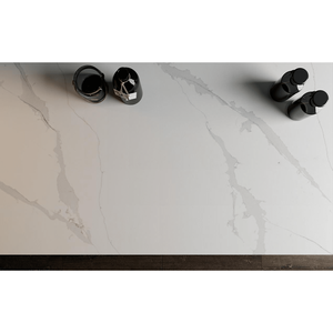 Calacatta Plata Modern Design Durable Eco-Friendly Waterproof Big Slab for Home <b>Bar</b> <b>Table</b> Top <b>Kitchen</b> - Product Image 3