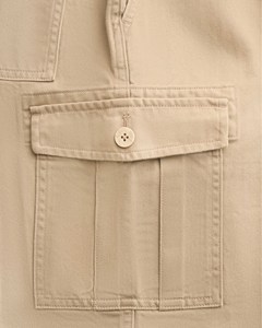 <b>Men's</b> Eco-Friendly 100% Cotton Canvas Zipper Fly Straight-Fit High Street <b>Shorts</b> Breathable Quick Dry Comfortable Summer Casual - Product Image 4