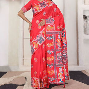 Saree de seda de moda de peso ligero y suave de primera calidad con estampado completo perfecto para todas las ocasiones - Product Image 1