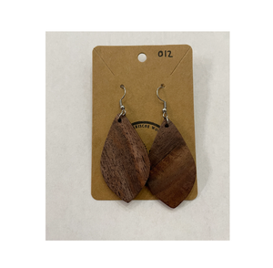 Bonne vente bijoux de boucles d'oreilles en bois d'acacia pendants pour femmes portant des accessoires de créateur à des prix bon marché - Product Image 2