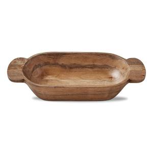 Wholesale Handmade Wood Oval <b>Dough</b> <b>Bowls</b>-Unique Christmas Home Decor for Candles Bulk Price - Product Image 1