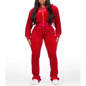 Conjunto Deportivo para Mujer, Pantalones de Chándal Acampanados, Ropa Deportiva Suave, Cómoda y Transpirable para Gimnasio, Fitness y Running - Product Image 3