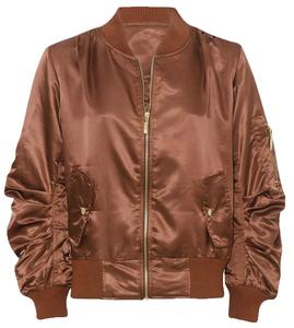 Chaqueta Bomber negra y dorada hecha a medida Patrón de camuflaje recubierto Diseñado profesionalmente para un estilo y funcionalidad óptimos - Product Image 3