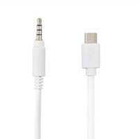 Micro-USB auf 3,5-mm-Audiokabel 4-poliges vergoldetes Aux-Verlängerung kabel für Autoradio-Musik aufnahmen 1M 2M 3M 5M