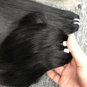 Trama virgen recta de hueso de paquete de pelo vietnamita crudo de alta calidad con estilo Jerry Curl un donante para mujeres negras - Product Image 1
