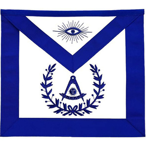 Maçonnique Grand Lodge Maître Mason Tablier Brodé À La Main En Gros À Bas Prix Bon Matériel - Product Image 3