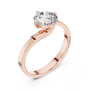 Anillo de Compromiso para Mujer de Oro Blanco de 14K con Diamante Cultivado en Laboratorio de 1 Quilate |   Certificado por IGI |   Anillo de Estilo Étnico para Fiestas |   Nuevo Diamante - Product Image 6