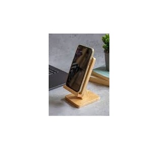 Elegante clásico hecho a mano de madera soporte móvil diseño único plegable característica logotipo personalizado Color vajilla promocional - Product Image 4