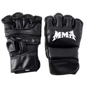 Gants de Muay Thai MMA à demi-doigts, gants de boxe de combat Winning, gants de grappling MMA en cuir véritable - Product Image 6