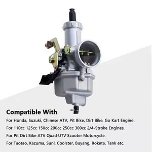 Bộ chế hòa khí xe máy 30mm mới PZ30 dành cho xe máy 4 thì 150cc 200cc 250cc 300cc, xe địa hình, xe ATV, xe quad - Product Image 3