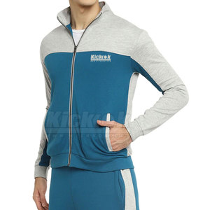 Conjunto Deportivo de Invierno de Alta Calidad con Cuello Alto, 100% Algodón, Diseño de Logotipo Personalizado, Transpirable y Ligero para Hombre - Product Image 5