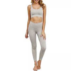 Best Design 2026 Yoga Set <b>Seamless</b> <b>Leggings</b> Fitness Pants <b>Seamless</b> Yoga Sets Women Suit High Quality 2026 Fitness Yoga Wear - - Product Image 2