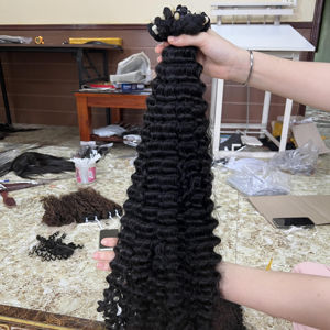 วิกผมคนแบบชาวเวียดนามแท้เครื่องมัดผม - Product Image 1