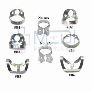 Pinces de barrage en caoutchouc dentaire Clips de barrière de restauration endodontique en acier inoxydable Dentisterie Orthodontique - Product Image 2