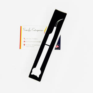 แหนบแยกขนตาแบบโค้งทำจากสเตนเลสเคลือบผงสีขาวเป็นมิตรกับสิ่งแวดล้อม - Product Image 2