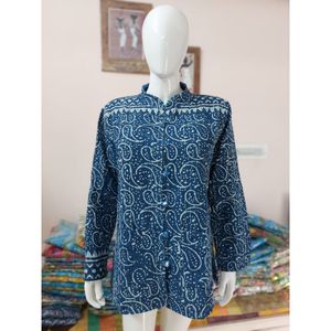 La mayoría de las ventas indio hecho a mano Kantha edredón Kimono chaqueta para mujer Midi longitud lavable cintura Natural - Product Image 2