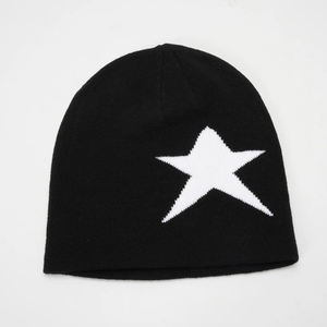 Streetwear gothique Star Beanie Hat Winter Warm Soft Knit Skull Cap Unisex Fashion Outdoor Daily Use - Product Image 6