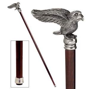 Bastón de madera fuerte con mango superior de metal Pedido a granel de alta calidad disponible - Product Image 2