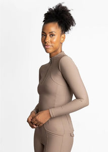 Chemise d'équitation athlétique pour femmes, été, légère, respirante, tissu extensible qui évacue l'humidité, vêtements d'équitation - Product Image 3