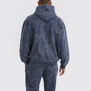 Vente Flash : Dernier Style – Survêtement Homme Délavé à l'Acide Couleur Personnalisée – Fabrication de Qualité Supérieure – Survêtement Homme Délavé à l'Acide pour l'Hiver - Product Image 2