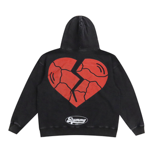 2024 Personnalisé Top Design Hommes Oversize Puff Impression Hoodies Meilleure Qualité Casual Wear Puff Impression Hoodies - Product Image 2