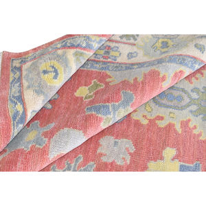 Tapis luxueux moderne Oushak en laine nouée à la main, à motifs floraux, antidérapant, à poils moyens, de qualité supérieure, fait à la main, ensemble de tapis pour salon - Product Image 4