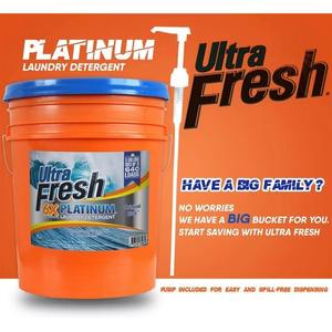 Detergente para Ropa Ultra Fresh 6X Platinum de 5 Galones, Hasta 640 Cargas, Azul Original - Product Image 6