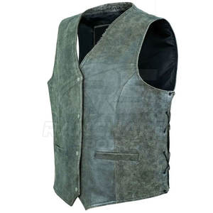 Custom Men's Durable Winter <b>Leather</b> <b>Vest</b> Best Quality Design Hot Selling <b>Leather</b> <b>Vest</b> Breathable <b>Leather</b> <b>Vest</b> - Product Image 4