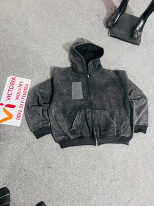 Sudaderas con Capucha Estampadas con Diseño de Rock, Bordadas, para Álbumes de Música, Estilo Vintage Lavado, Holgadas, Hip Hop, para Hombre - Product Image 3