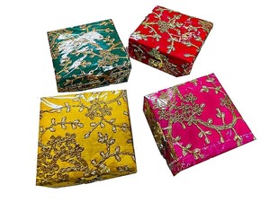 Favores DE BODA Linda Mini caja de regalo Cesta de dama de honor Cesto Inauguración DE LA CASA Regalo de devolución India Mehandi Regalo Navidad Diwali Favo - Product Image 2