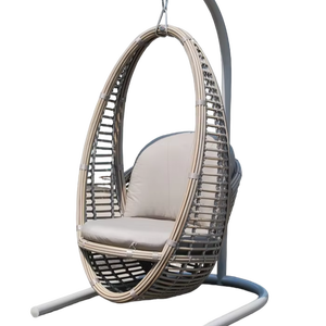 Chaise suspendue en poly rotin pour jardin et patio, mobilier d'extérieur PRSW-VF15 - Product Image 1