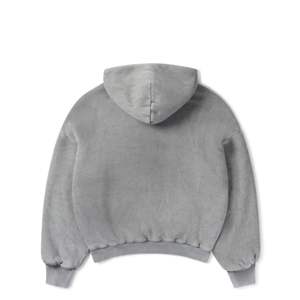 เสื้อฮู้ดดี้ผ้าฟลีซขนาดใหญ่พิเศษ 550 กรัม ผ้าฝ้าย 100% คุณภาพพรีเมียมสำหรับฤดูหนาว ทนทาน พิมพ์ลายโลโก้แบบดิจิทัล พิมพ์ลายพัฟฟ์ สีพื้น ซักแล้วไม่หด - Product Image 2