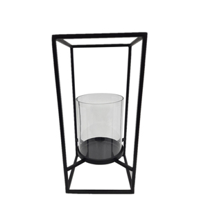 Bougeoir en T décoratif en verre et fer pour la maison et la décoration de mariage - Product Image 6