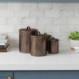 Ensemble de bidons en cuivre dignes d'un cadeau avec un design fantaisie et une finition de qualité supérieure convenant aux paniers-cadeaux des fêtes ou aux articles de registre - Product Image 1