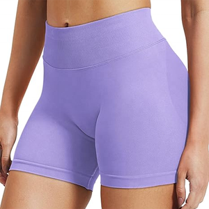 Women Seamless High Waist Yoga <b>Shorts</b> <b>Ruched</b> Butt Lifting <b>Gym</b> Workout Running Biker <b>Shorts</b> - Product Image 6