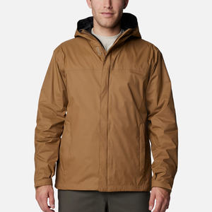 Chaqueta impermeable para la lluvia para hombre, ropa de abrigo a prueba de viento de ajuste personalizado, proveedor OEM de tela transpirable con etiqueta privada - Product Image 1