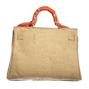 Trending Jute Handbags With Handle Shopping Useful Strong Bags Reusable Durable Quality Pure Jute Handbag Hot Sale Price - Product Image 1