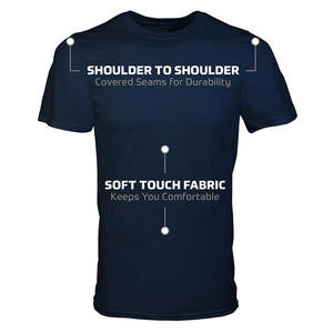 T-shirt pour homme imprimé avec logo personnalisé 100% Polyester avec logo personnalisé T-shirt uni avec sonneries - Product Image 2