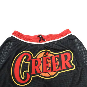 Custom Sportswear Training Athletic Shorts Wholesale Sublimation Strip Logo Printing Mesh Mens Basketball Shorts - Product Image 6